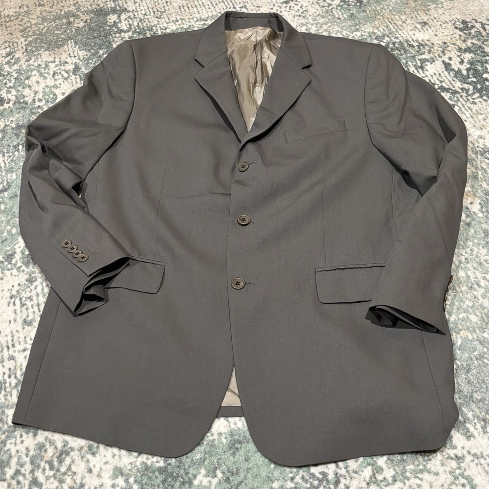 Vintage Calvin Klein 3 Button Suit Wool 42R